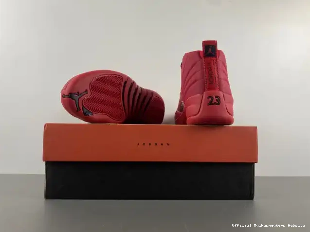 Official Maikesneakers Jordan Red Gym 130690-601 Retro 12 Air (2018) 0615